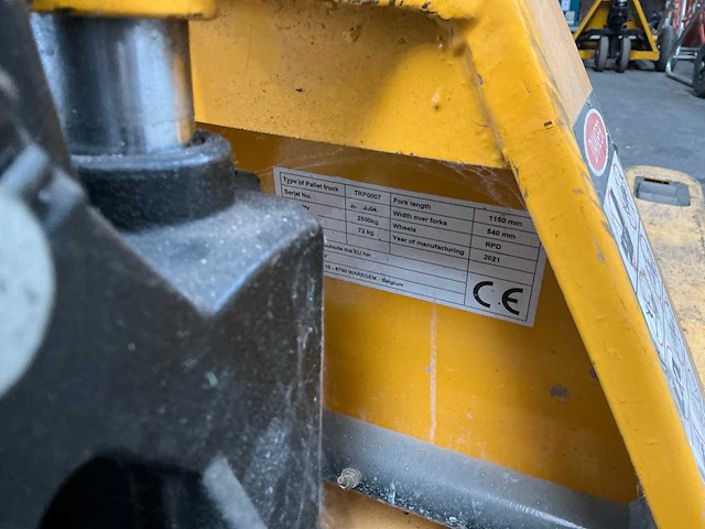 2021 total source trp0007 hand hydraulische palletwagen - afbeelding 4 van  4