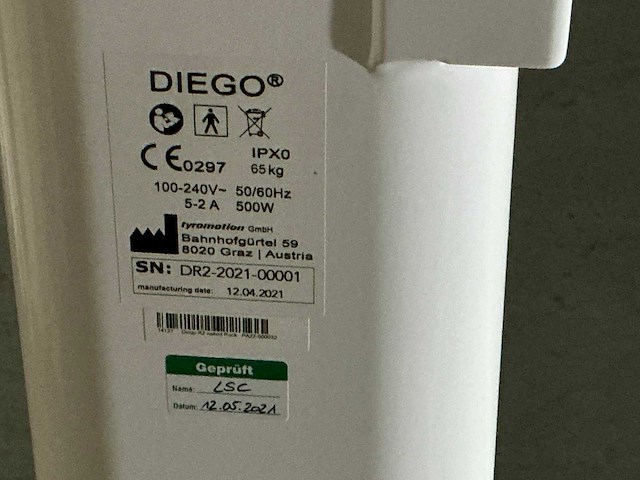 2021 tyromotion diego arm- en schouderrevalidatie - afbeelding 4 van  7