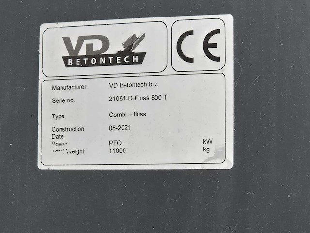 2021 vd betontech combi-fluss mobiele droge beton centrale - afbeelding 5 van  16