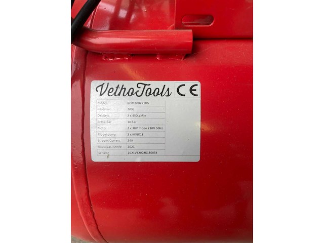 2021 vetho tools kom2002k18g zandstraalmachine - afbeelding 11 van  11