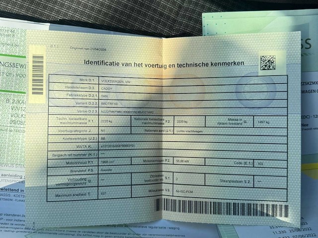 2021 volkswagen caddy 2.0tdi - airco - parkeersensoren - euro 6d - afbeelding 22 van  30