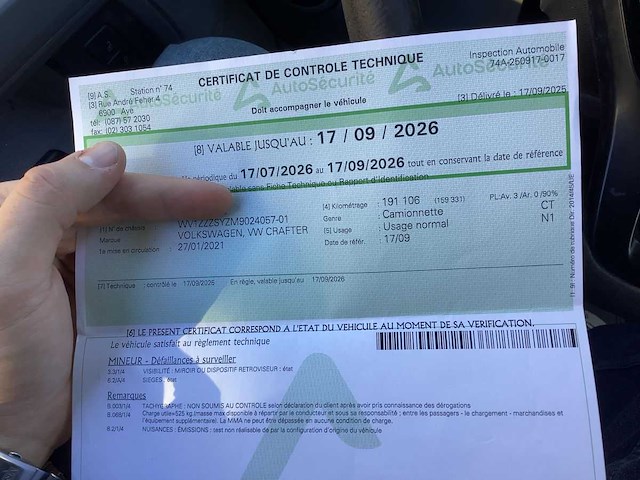 2021 volkswagen crafter 2.0 tdi kasten 35 lichte vrachtwagen - afbeelding 15 van  33