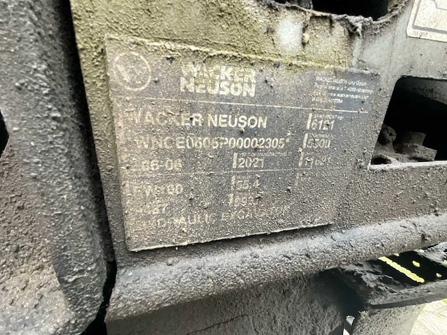 2021 wacker neuson ew100 - banden graafmachine - afbeelding 10 van  40