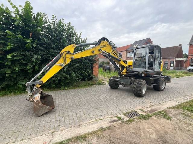 2021 wacker neuson ew100 - banden graafmachine - afbeelding 12 van  40