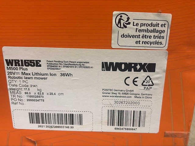 2021 wordpress landroid m500 plus robot grasmaaier - afbeelding 2 van  7