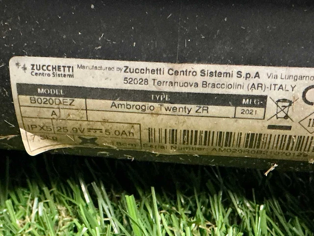 2021 zuchetti ambrogio twenty zr b020 dez robotmaaier - afbeelding 5 van  7