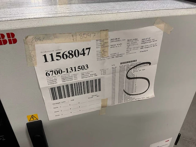 2022 abb irb 6700 uitnamerobot - afbeelding 22 van  29