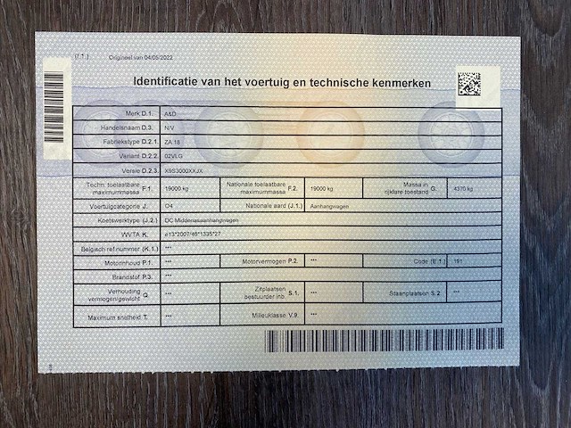 2022 a&d za 18 vrachtwagen aanhangwagens - afbeelding 4 van  12