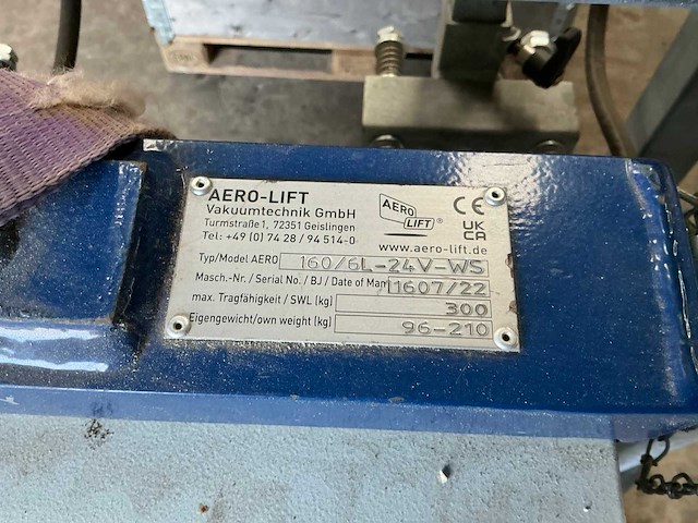 2022 aero-lift liftboy aero 160/6l vacuümheffer - afbeelding 5 van  10