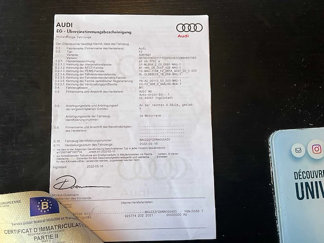 2022 audi a7 sportback 55 tfsi e quattro auto - afbeelding 35 van  40