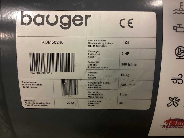 2022 banger kom50240 hogedrukcompressor - afbeelding 5 van  6