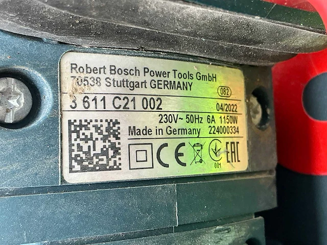 2022 bosch gsh 5 ce breekhamer 6kg sds-max - afbeelding 4 van  5