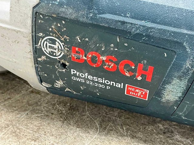 2022 bosch gws 22-230 p haakse slijper 230mm - afbeelding 3 van  5