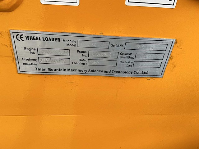 2022 bull wl50 wiellader - afbeelding 20 van  28