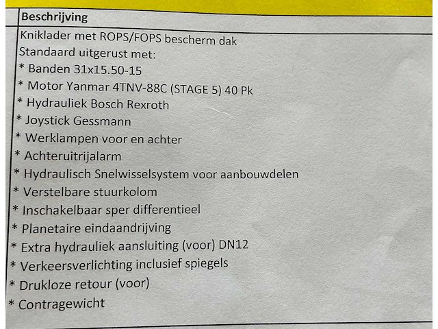 2022 bull wl50 wiellader - afbeelding 21 van  28