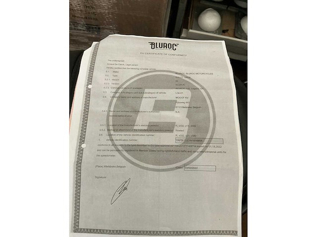 2022 bulroc 125cc bullit 125 gs legend 125 brommer - afbeelding 6 van  8