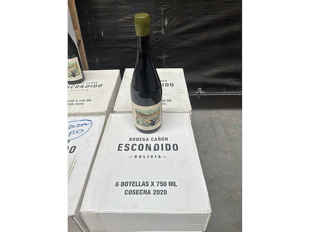 2022 canon escondido tannat reserva rode wijn (26x) - afbeelding 1 van  3