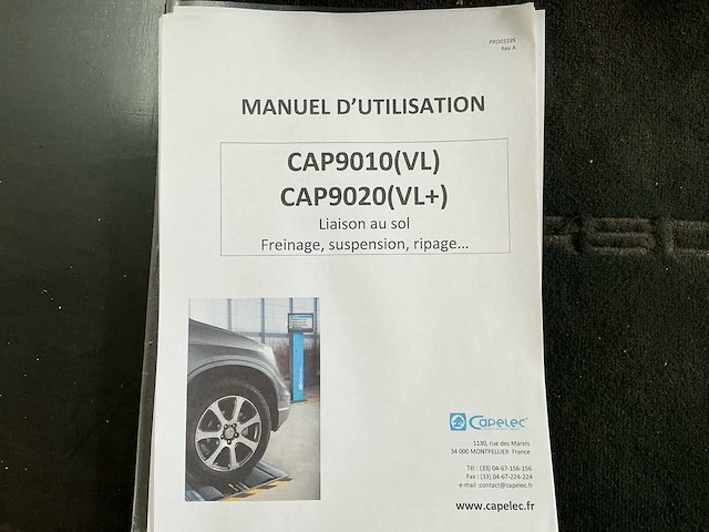 2022 capelec cap9010/cap9020 remmen/schokdemper testbank ( met faseverschuiving) - afbeelding 9 van  19