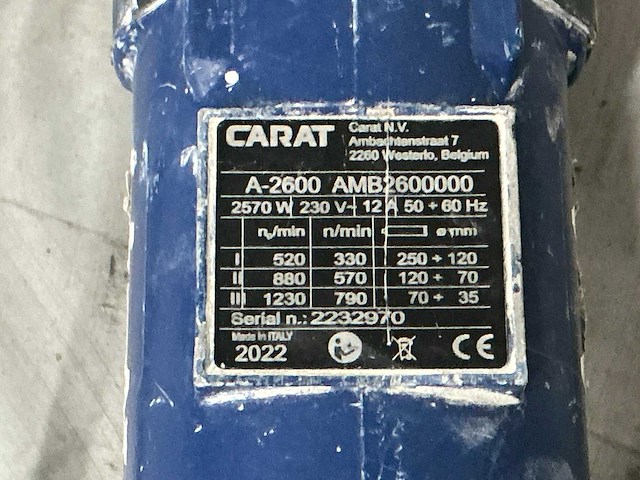 2022 carat a-2600 diamantboormachine - afbeelding 3 van  4