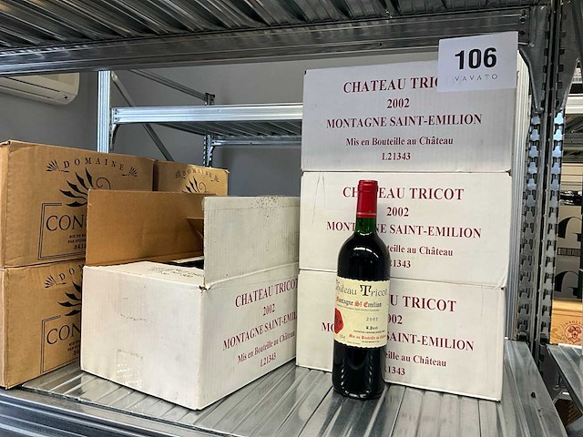 2022 chateau tricot montagne st emilion rode wijn (24x) - afbeelding 1 van  3