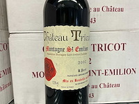 2022 chateau tricot montagne st emilion rode wijn (24x) - afbeelding 2 van  3