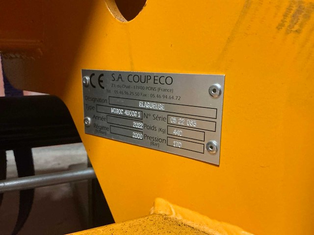 2022 coup’eco mt90c 4600g 1 proffesionele snoei-unit - afbeelding 7 van  7
