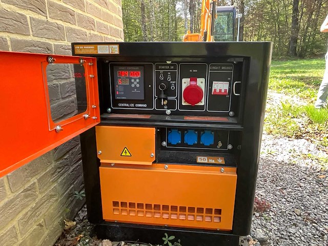 2022 daewoo power products geluidsdichte dieselgeneratorset/noodgeneratorset - afbeelding 5 van  7