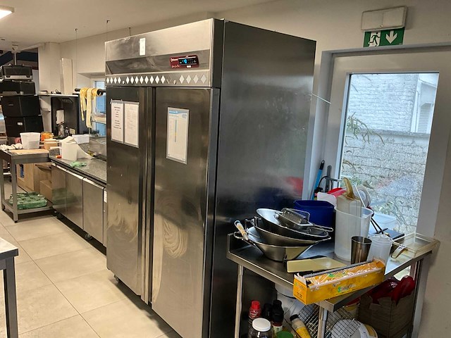 2022 diamond id 140 r2 dubbele rvs koelkast - afbeelding 1 van  6