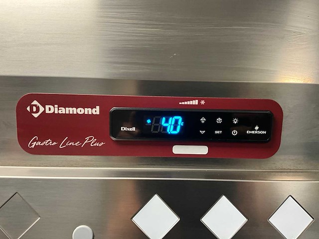 2022 diamond id 140 r2 dubbele rvs koelkast - afbeelding 5 van  6