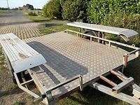 2022 dotz flatbed trailer / machinetransport car trailer - afbeelding 6 van  14