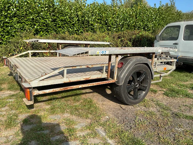 2022 dotz flatbed trailer / machinetransport car trailer - afbeelding 6 van  14