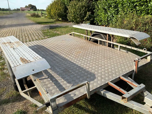 2022 dotz flatbed trailer / machinetransport car trailer - afbeelding 10 van  14
