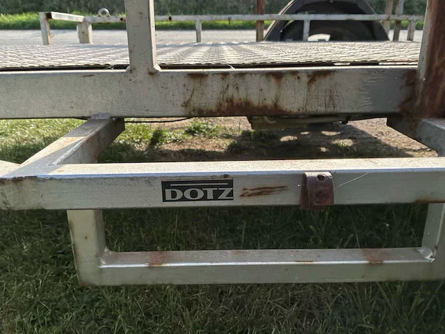 2022 dotz flatbed trailer / machinetransport car trailer - afbeelding 4 van  14