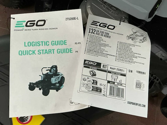 2022 ego z6 mulcher/zt5200e-l accu zitmaaier - afbeelding 10 van  10