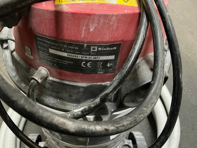 2022 einhell tc-vc 1930 industriële stofzuiger - afbeelding 4 van  4
