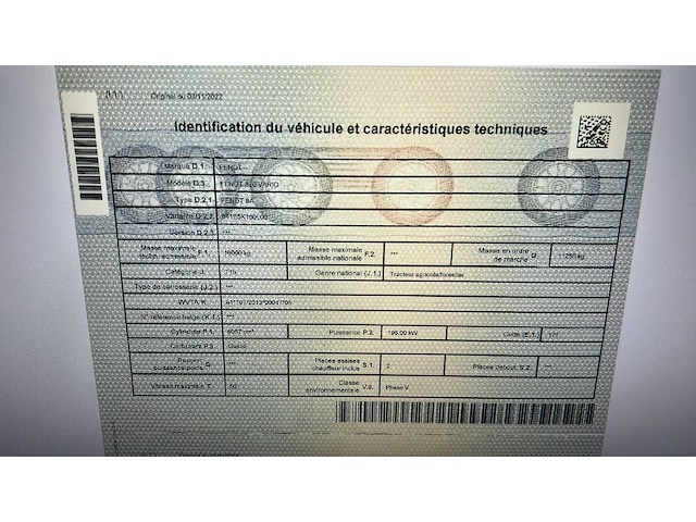 2022 fendt 826 vario 4wd landbouwtractor - afbeelding 13 van  20