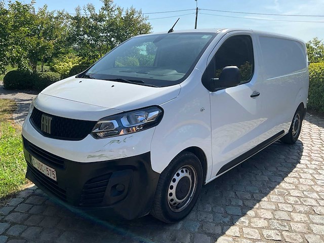 2022 fiat scudo camionette 3 pers - airco - trekhaak - keuring 06/2027 - afbeelding 1 van  10