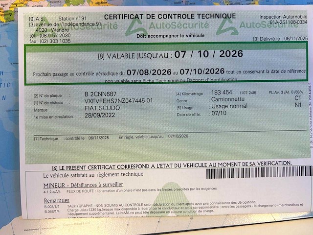 2022 fiat scudo v pick-up truck - afbeelding 2 van  4