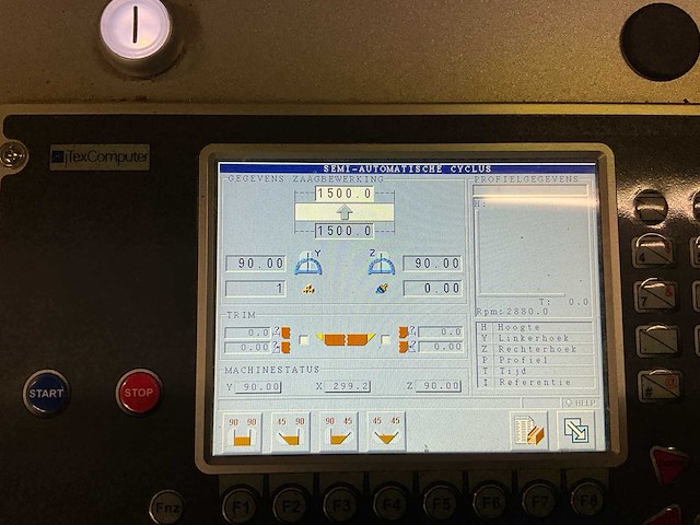 2022 fom industrie blitz alva 500 dubbele verstekzaagmachine - afbeelding 18 van  39