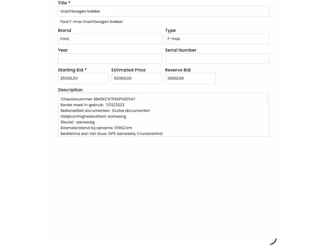 2022 ford f-max vrachtwagen trekker - afbeelding 18 van  25