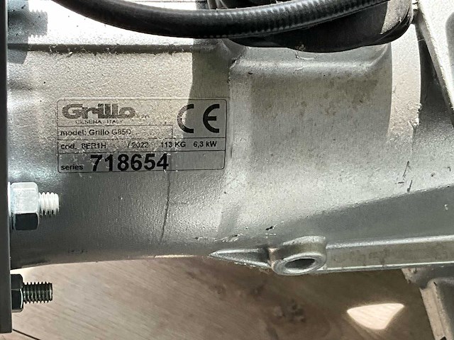 2022 grillo g85d motoculteur + frees - nieuw - afbeelding 14 van  14