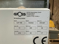 2022 gross g p 150 houtpersmachine / brikettenpers - afbeelding 10 van  13