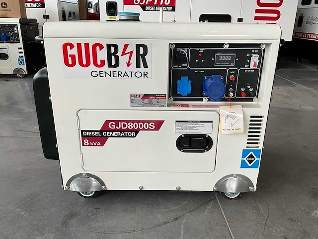 2022 gucbir gjd8000s – 8 kva – nieuwe generatorset - afbeelding 4 van  5