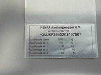 2022 henra 3kant kipper *mtm 3500kg* aanhangwagen - afbeelding 11 van  20