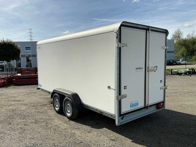 2022 henra gb 354618 3500kg gesloten bakwagen 460x185 garantie aanhangwagen - afbeelding 8 van  14