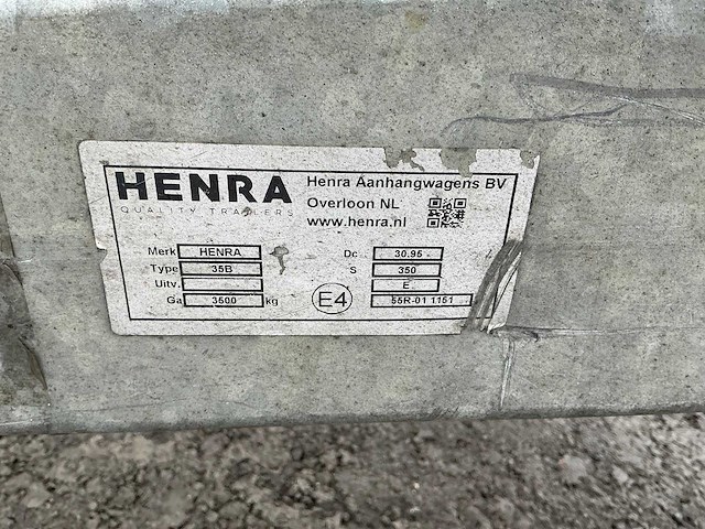 2022 henra tr3 machinetransporter - afbeelding 10 van  10