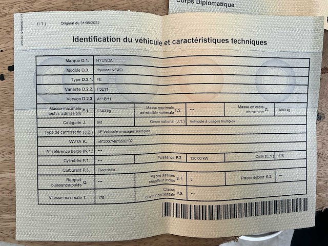 2022 hyundai nexo fe - afbeelding 23 van  26