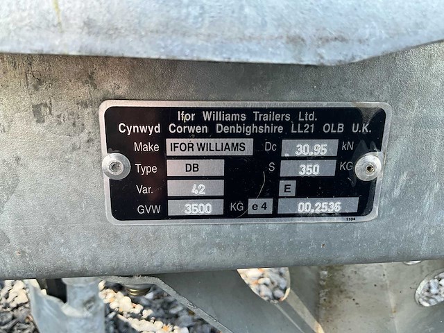 2022 ifor williams ct177g 2hb rijtuigoplegger - afbeelding 18 van  23