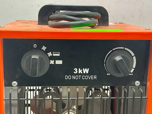2022 inelco 88043007 dania 3.3kw elektroheater 3kw - afbeelding 2 van  5