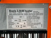 2022 inelco 88043011 dania 3.3kw elektroheater 3kw - afbeelding 5 van  6